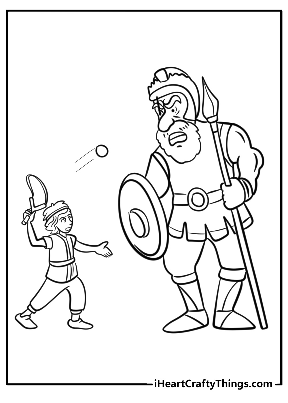 30 New David And Goliath Coloring Pages 100 Free To Print 