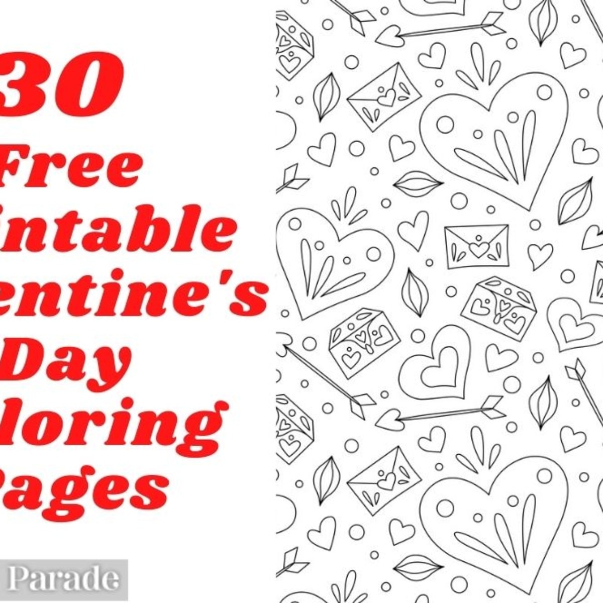 Free Valentine Day Coloring Pages
