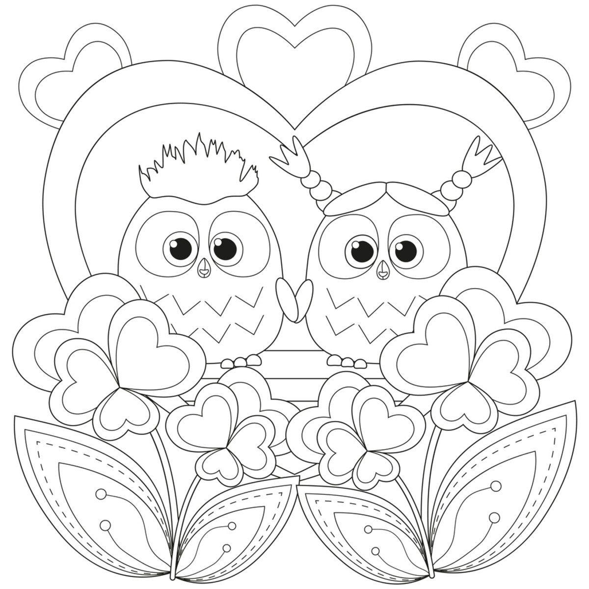 Free February Coloring Pages