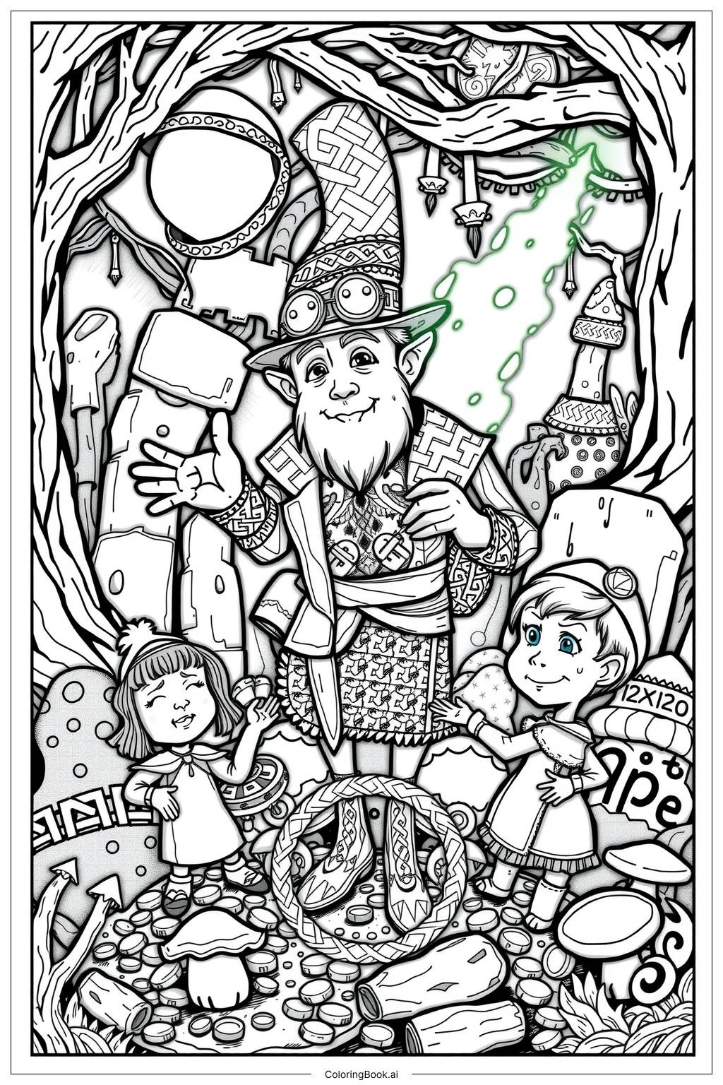 Printable Coloring Pages Of Leprechauns