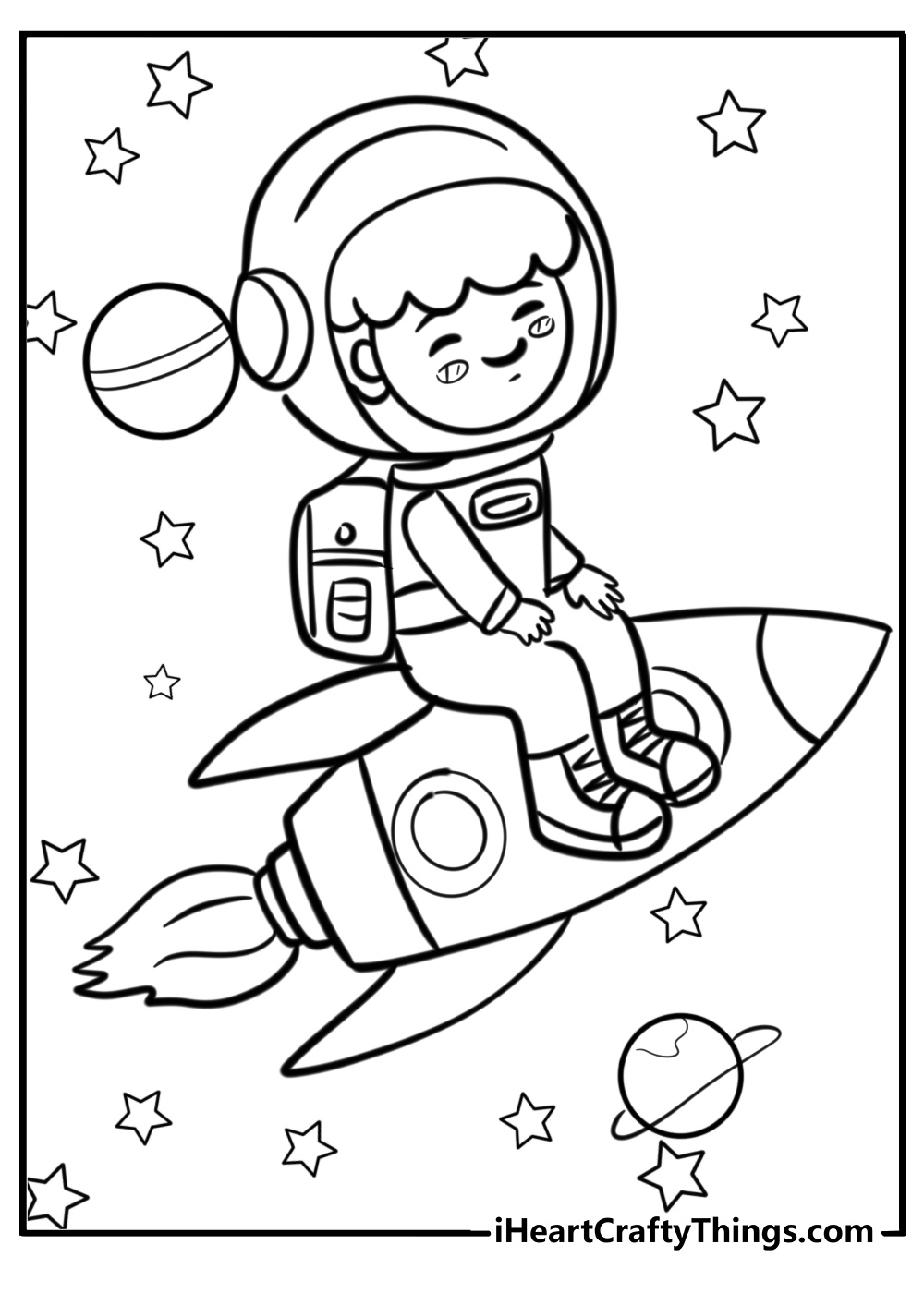 Free Space Printables Coloring Pages