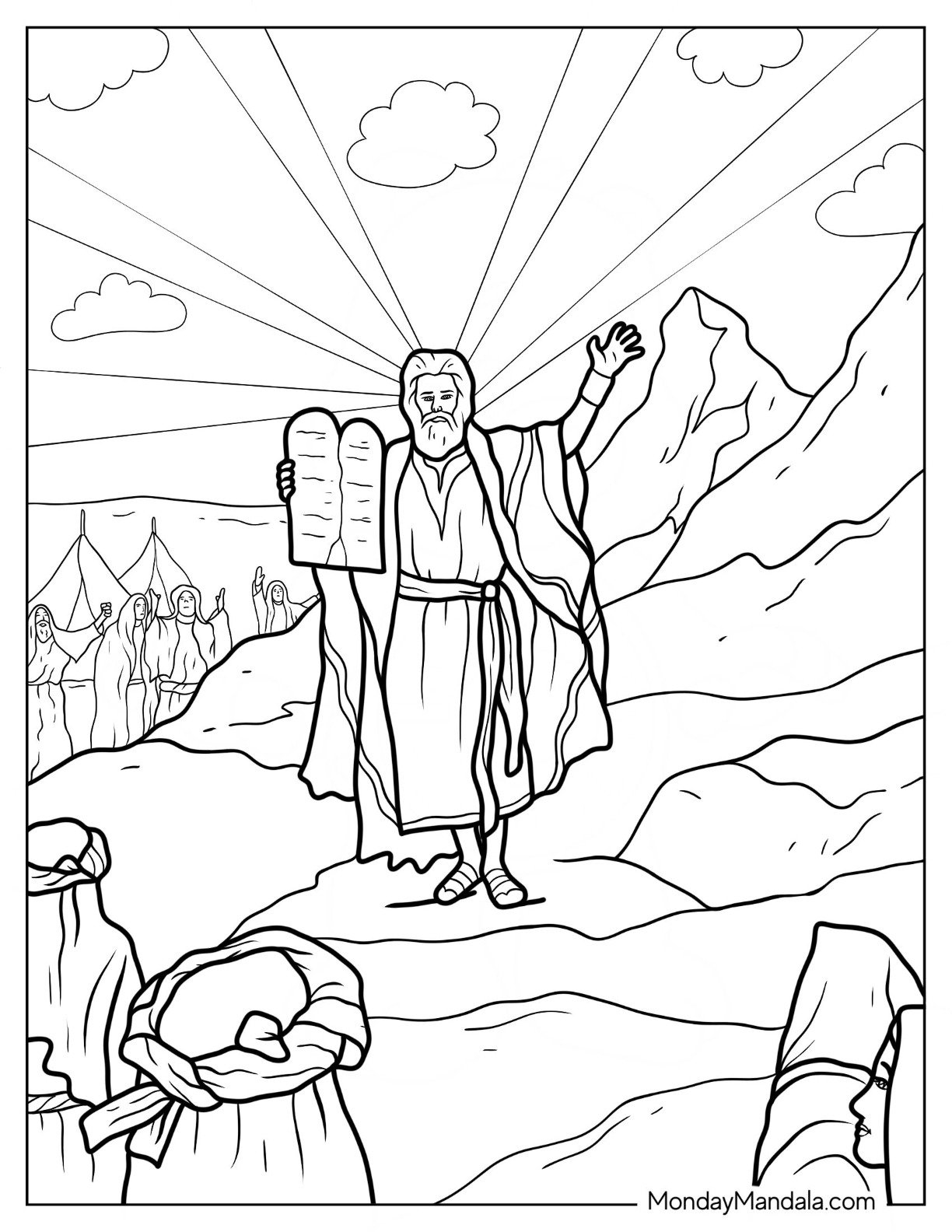 34 Moses Coloring Pages Free PDF Printables 