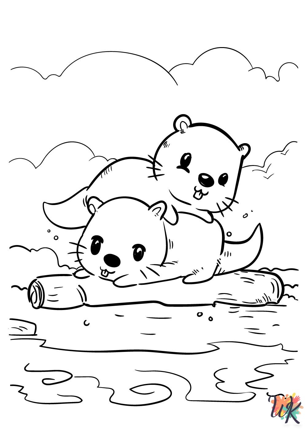 35 Cute Animals Coloring Pages For Kids ColoringpagesWK