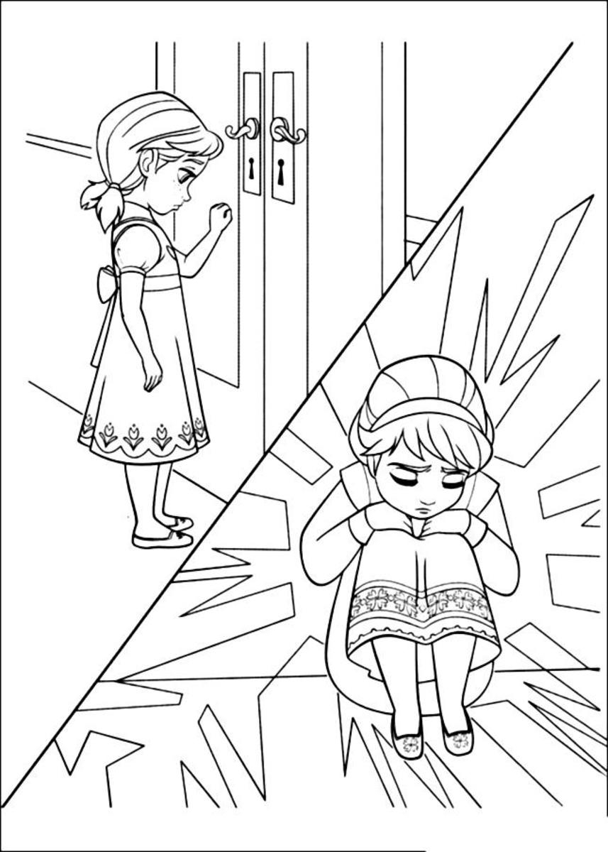 Frozen Coloring Page Free