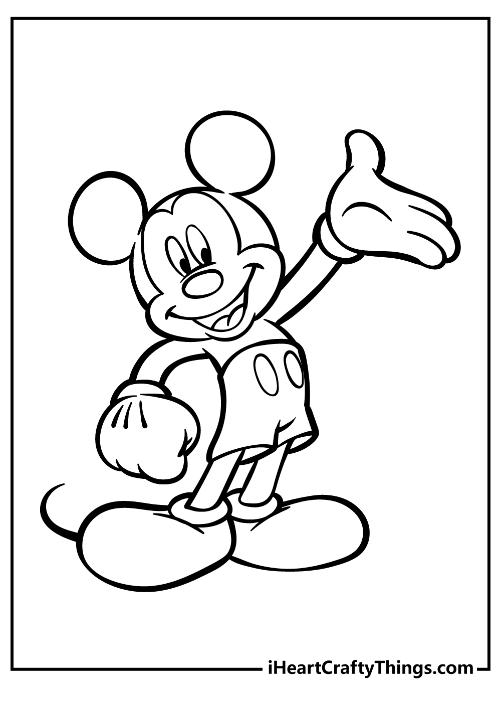 Free Printable Coloring Sheet Mickey Mouse Clubhouse Coloring Pages