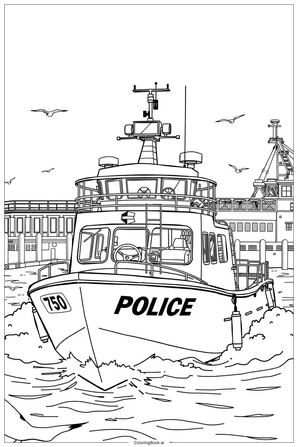 37 Boat Coloring Pages Free PDF PNG Printables 