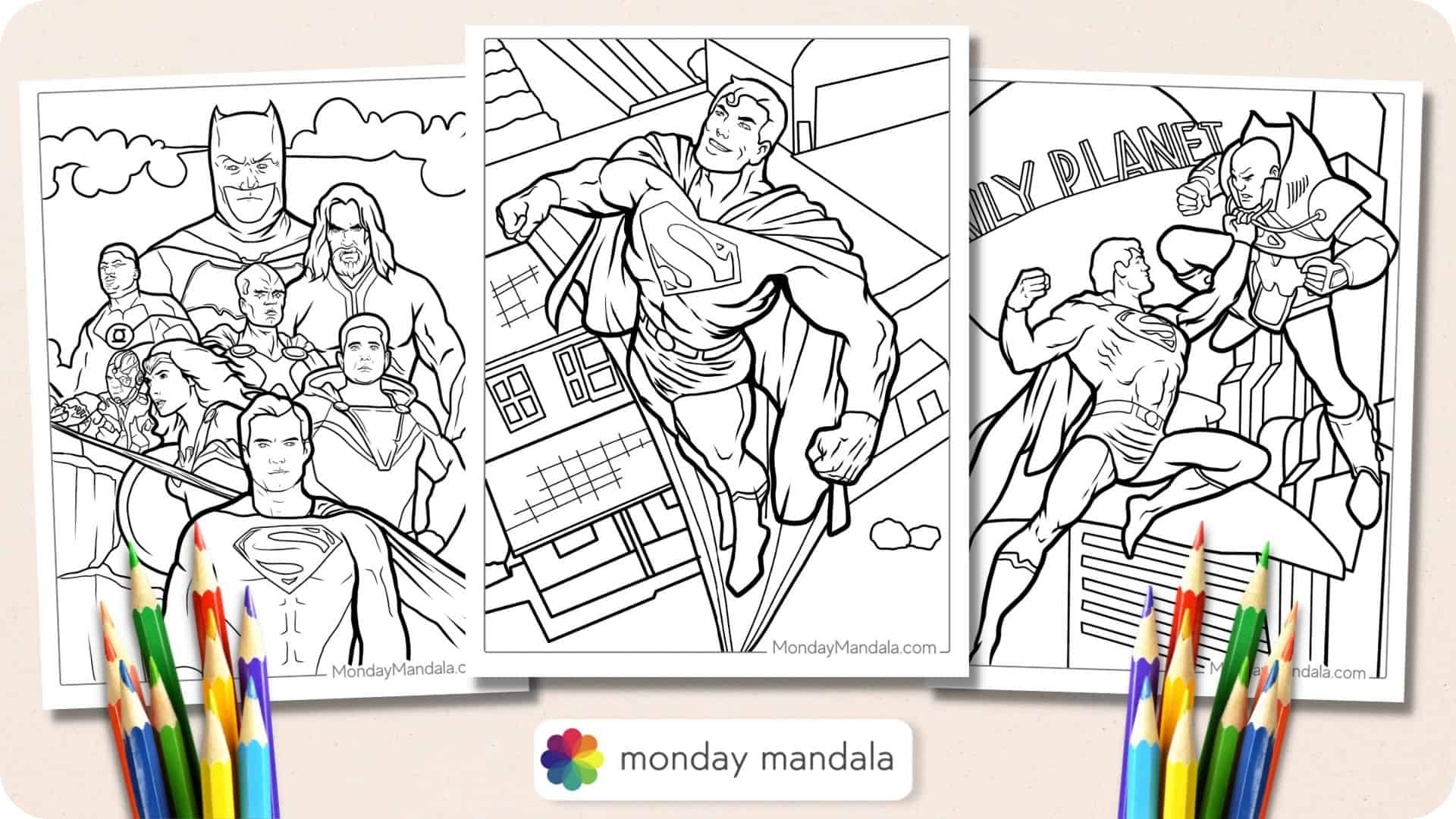 38 Superman Coloring Pages Free PDF Printables 