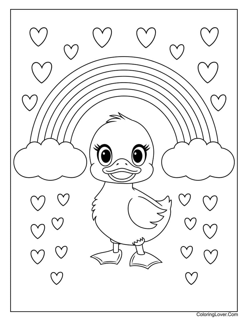 39 Duck Coloring Pages Free Printables For All Ages 