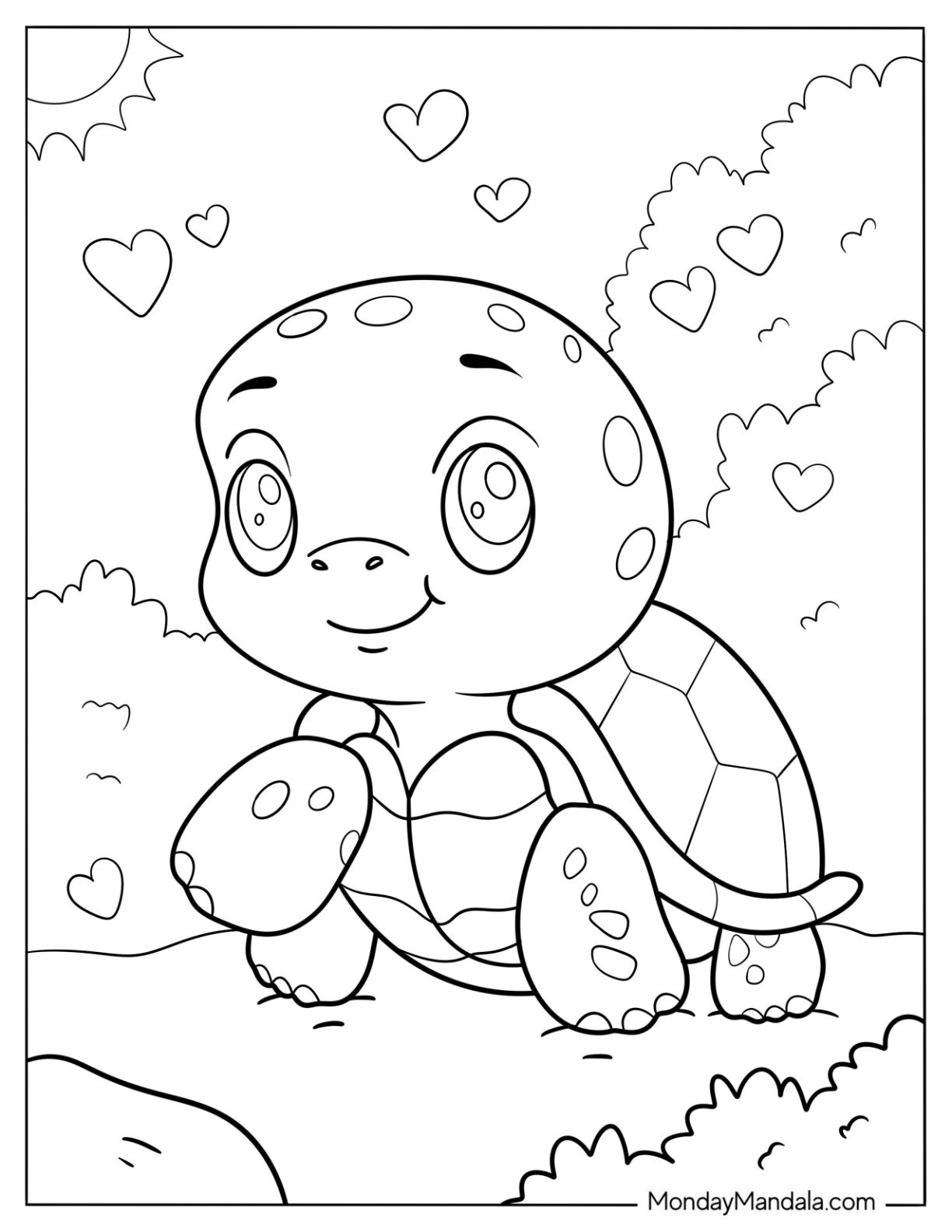 40 Cute Animals Coloring Pages Free PDF Printables 
