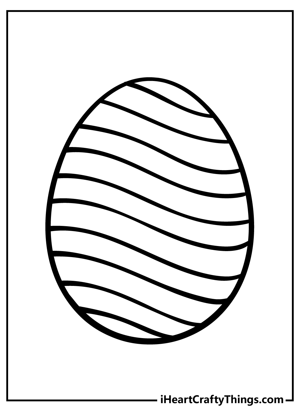 Free Coloring Pages Easter Eggs
