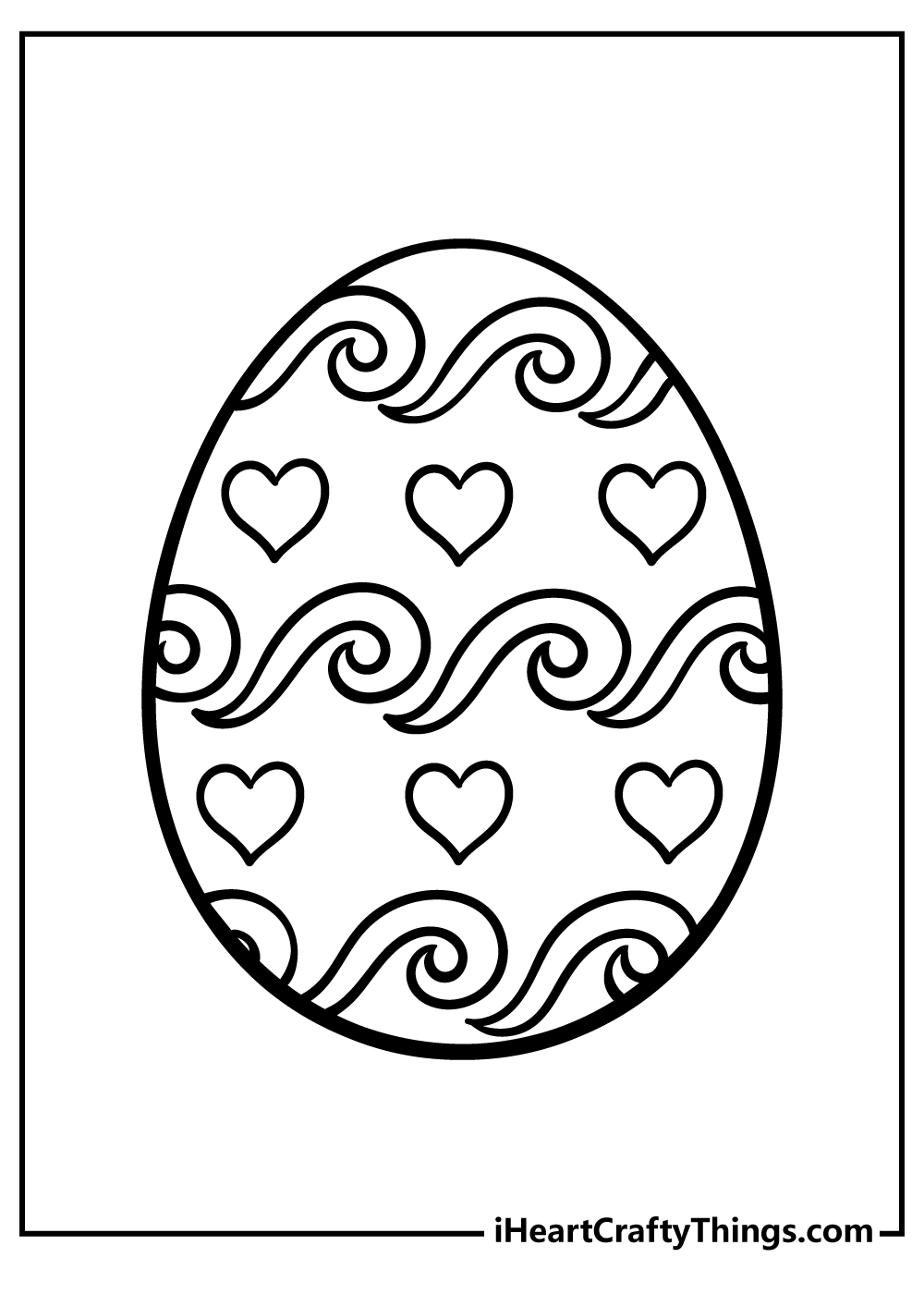 Printable Egg Coloring Pages