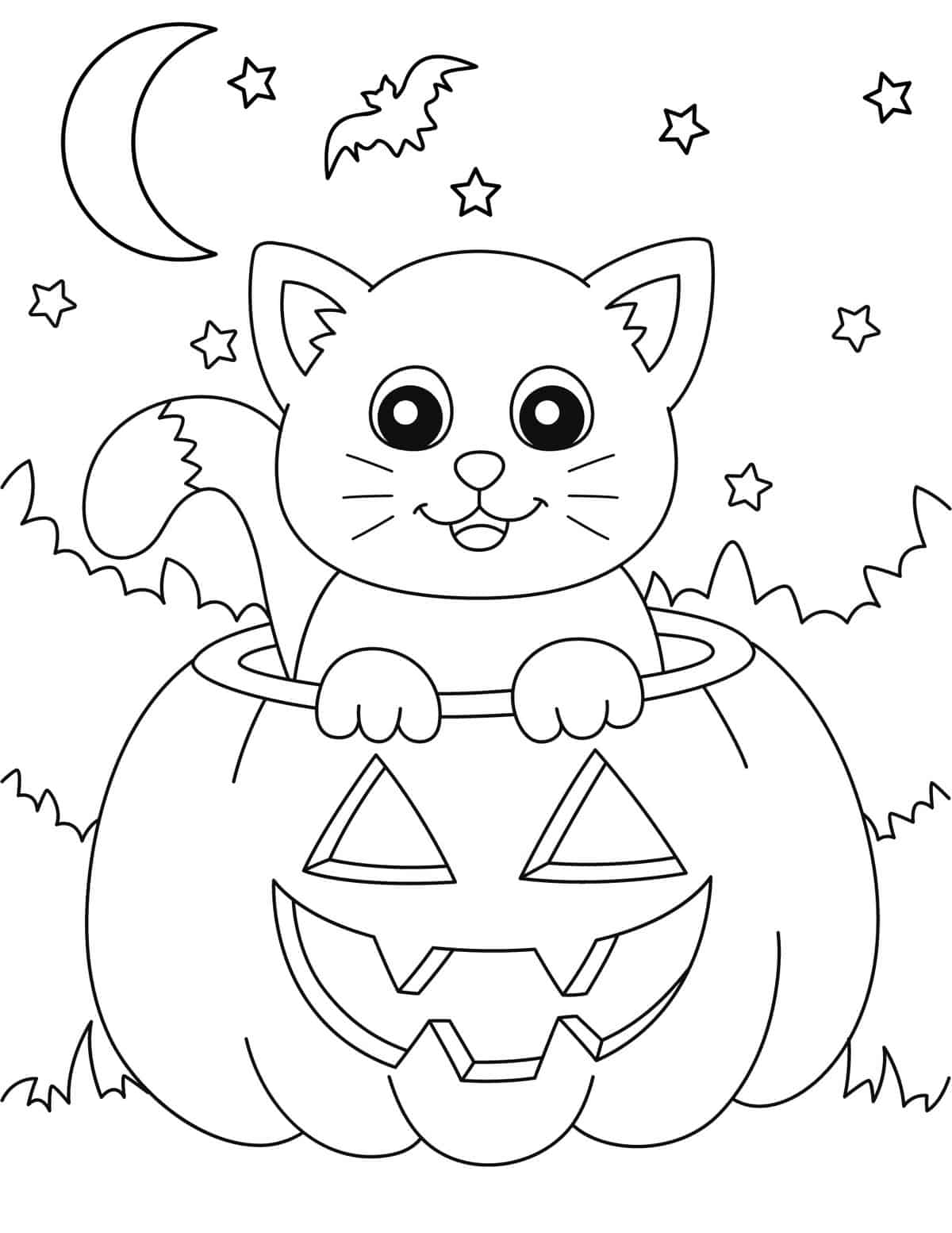 Free Halloween Coloring Pages Pdf