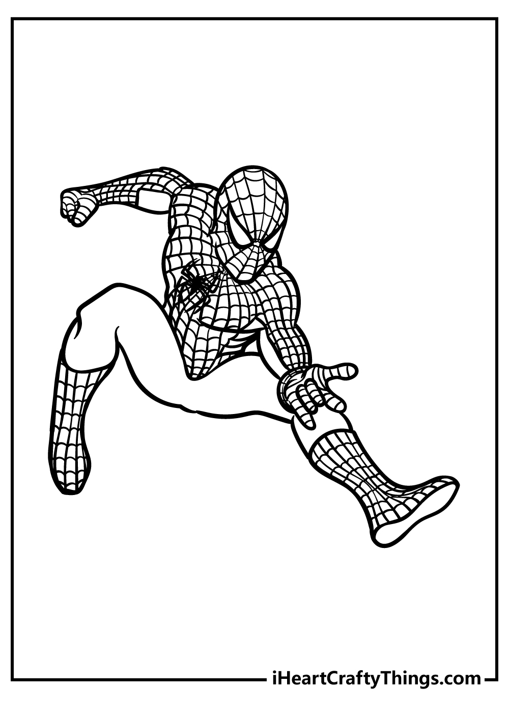 Super Hero Free Coloring Pages