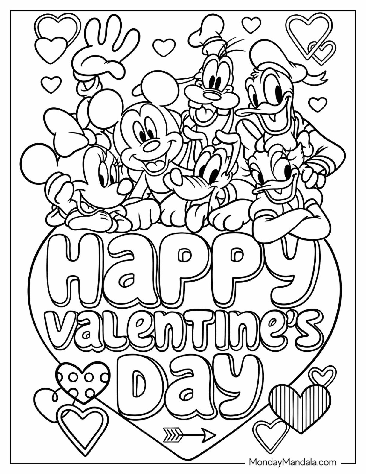 Coloring Pages Printable Valentines