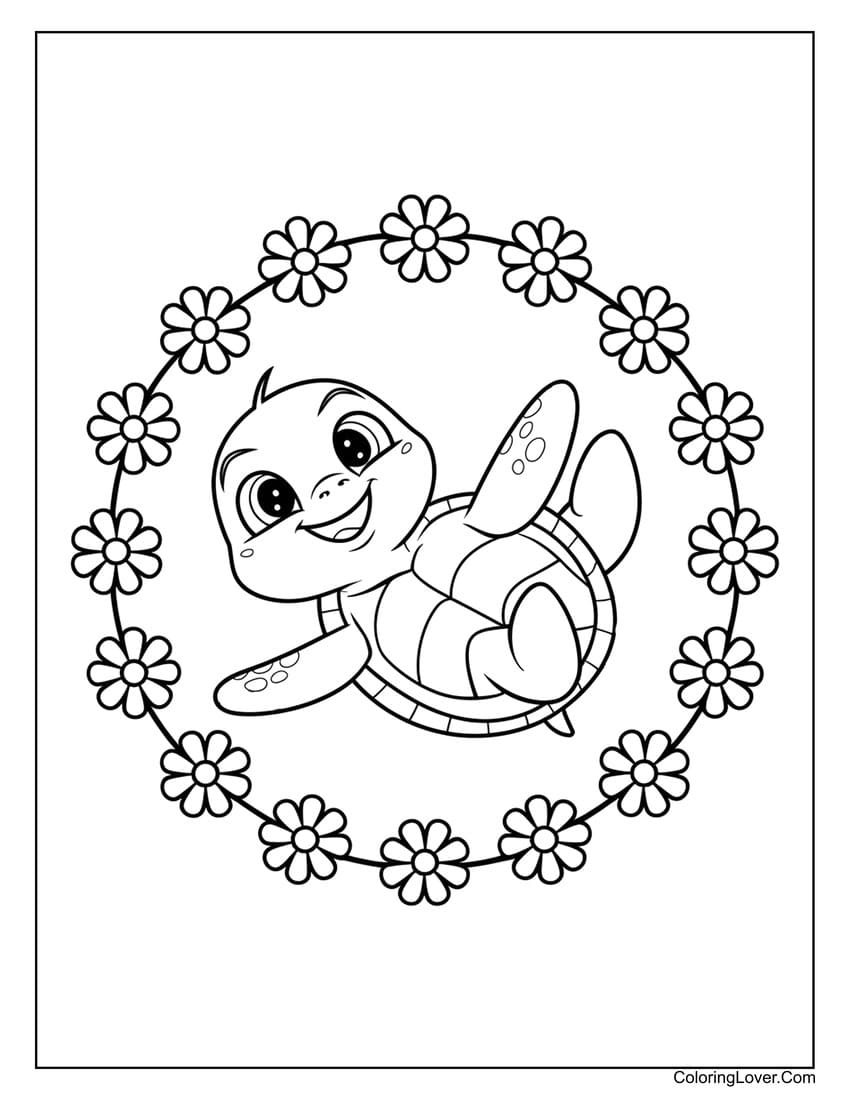 42 Turtle Coloring Pages Free Printables For All Ages 