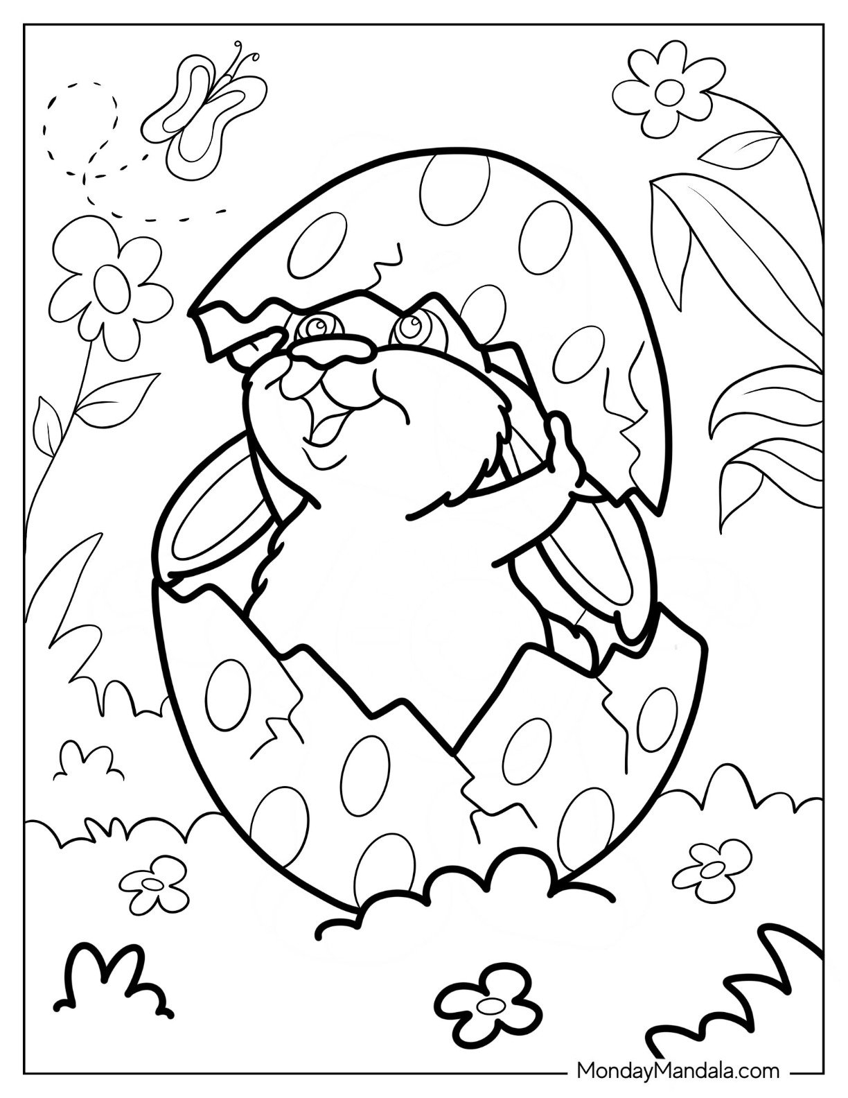 43 Easter Egg Coloring Pages Free PDF Printables 