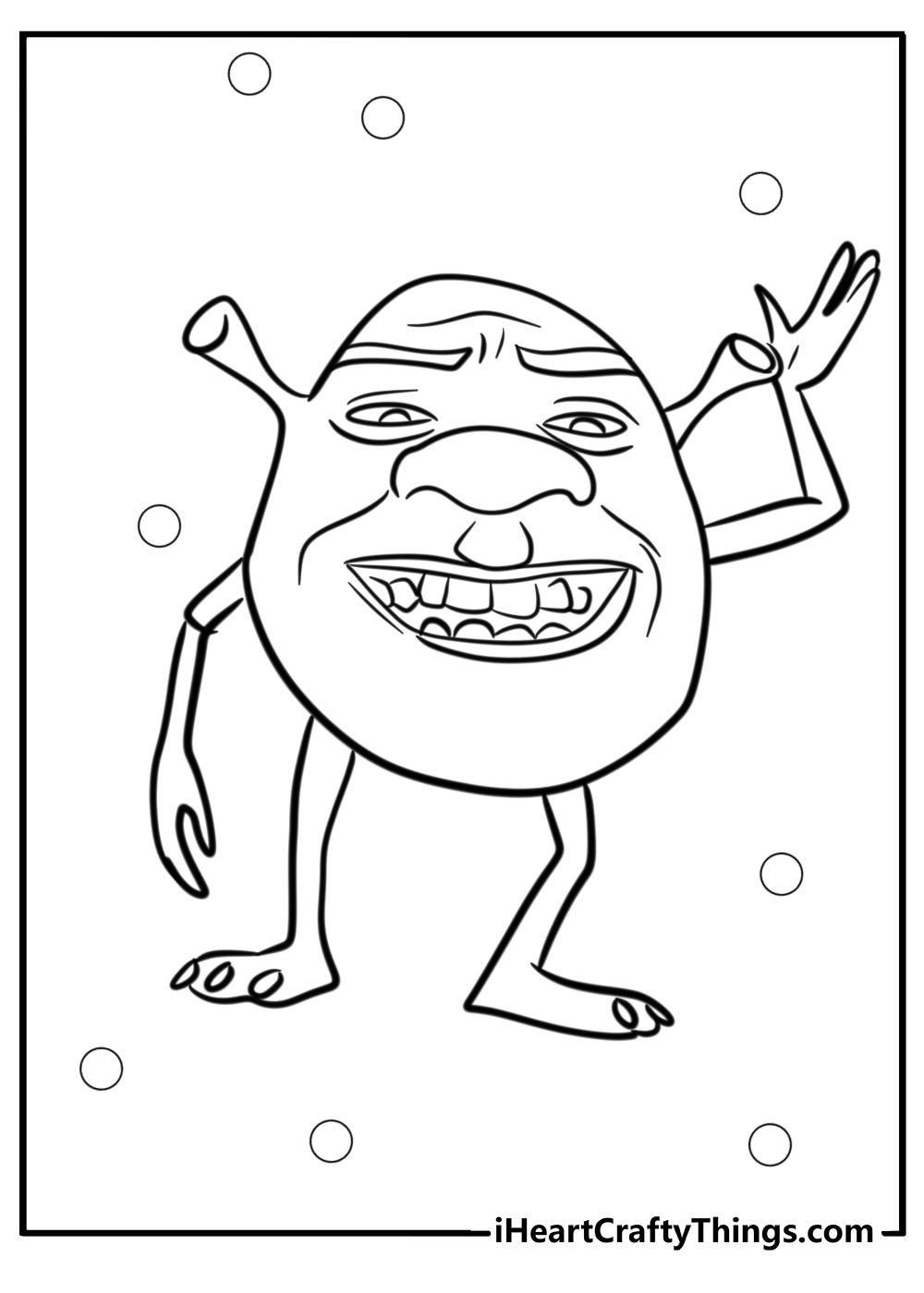 44 New Shrek Coloring Pages 100 Free To Print 