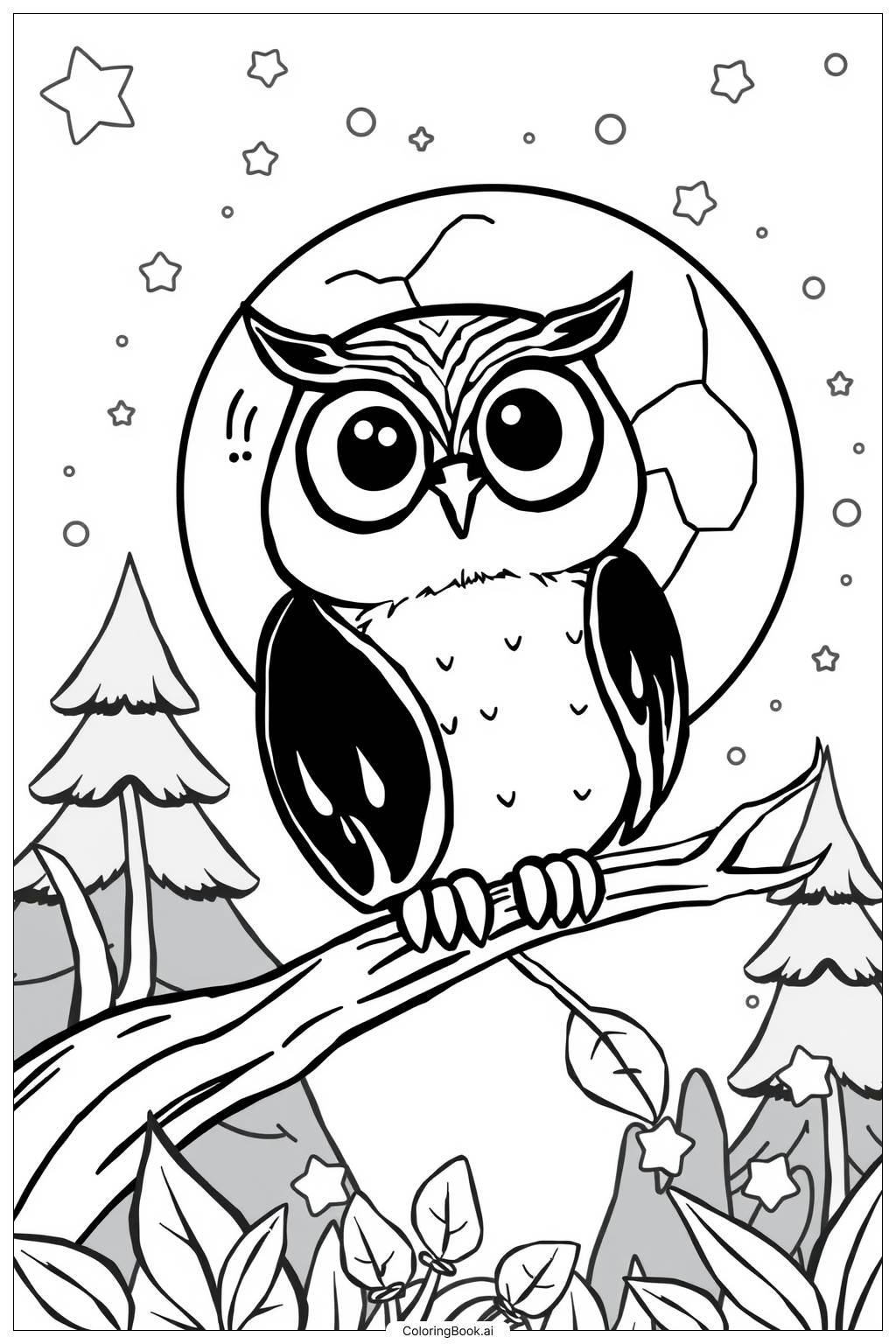 44 Owl Coloring Pages Free PDF PNG Printables 