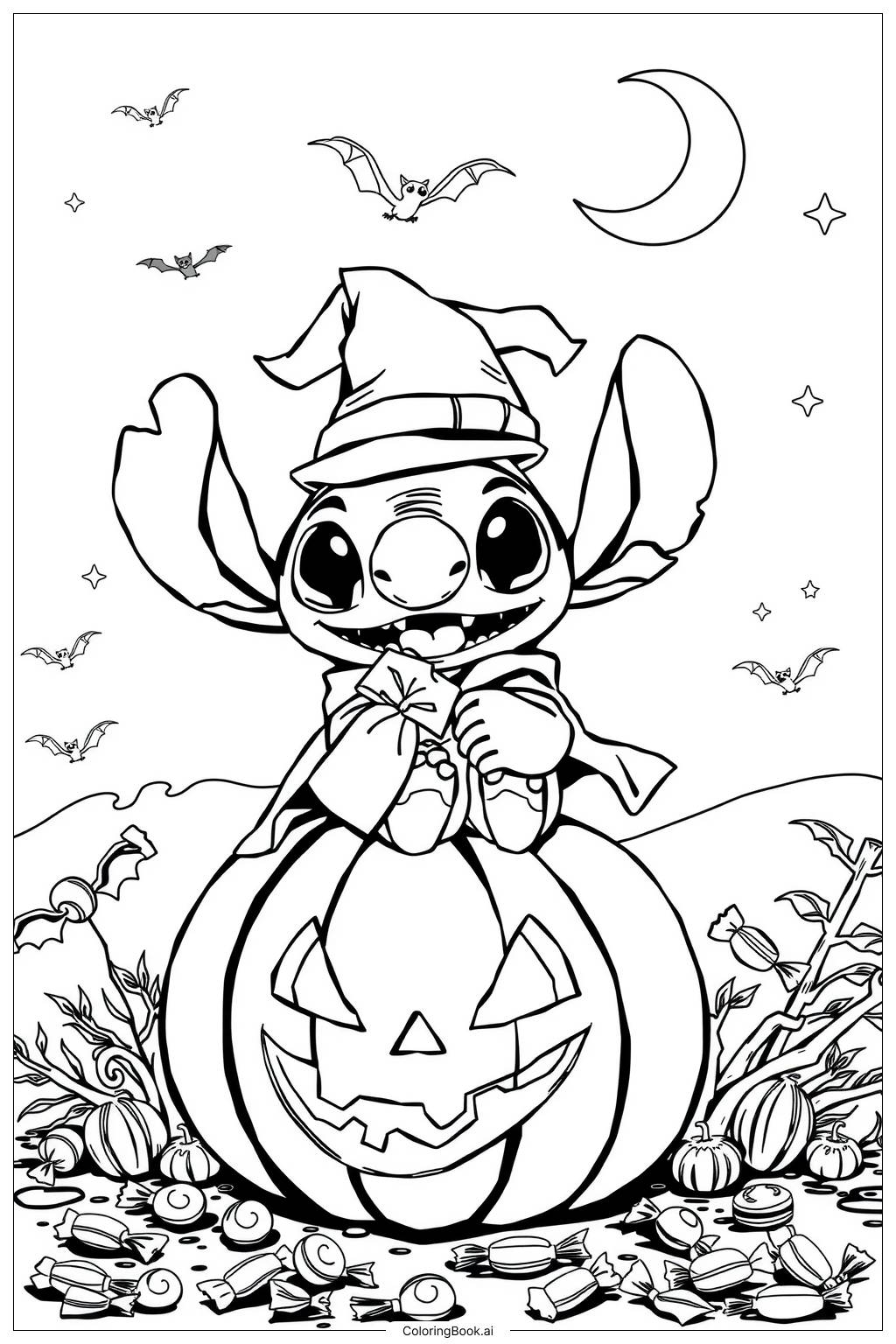 Stitch Coloring Pages Free Printable