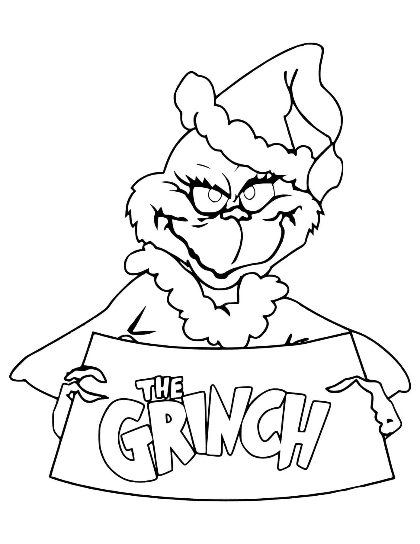 Grinch Coloring Pages Printable