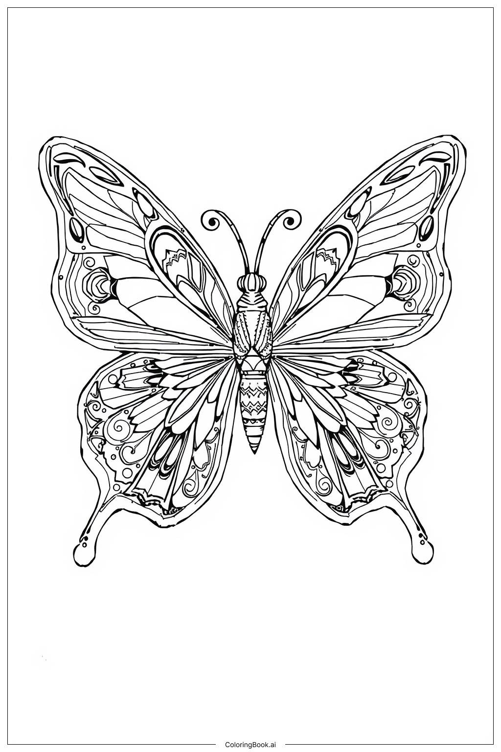Printable Coloring Pages Butterfly