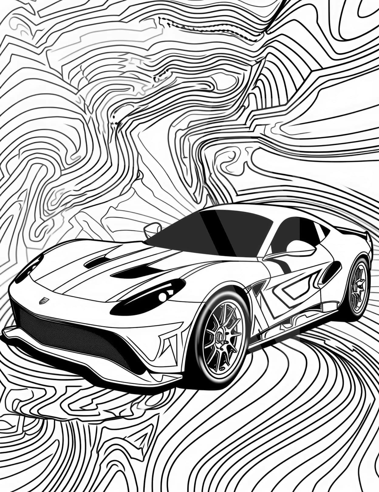 45 Car Coloring Pages For Adults And Kids Our Mindful Life