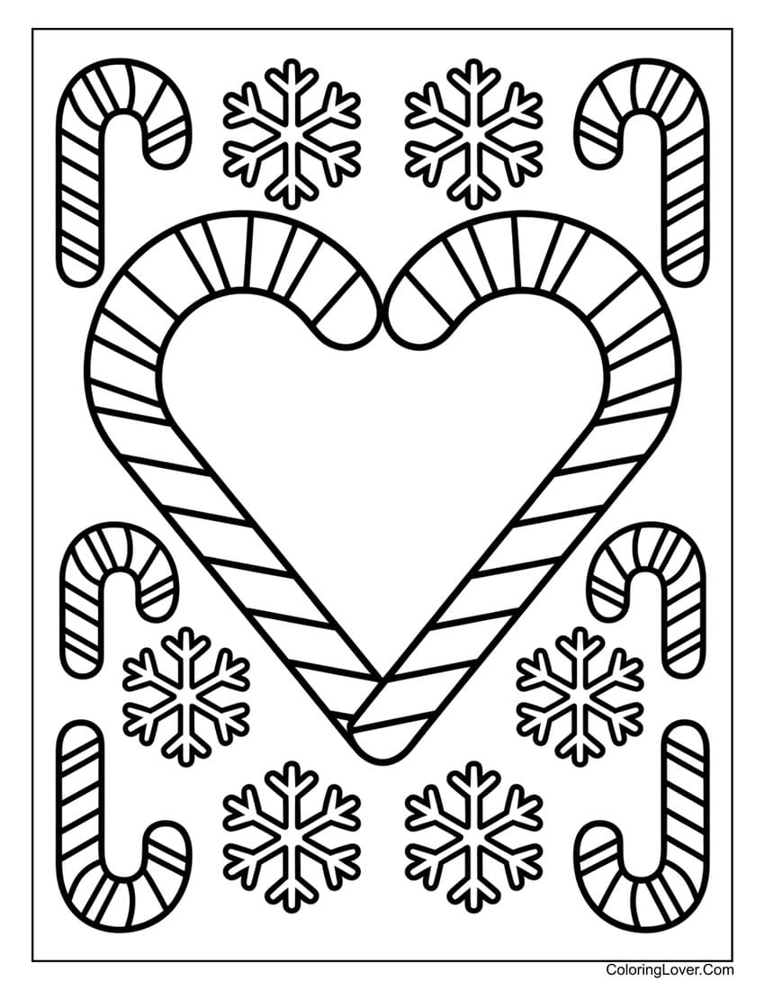 Printable Conversation Hearts Coloring Pages