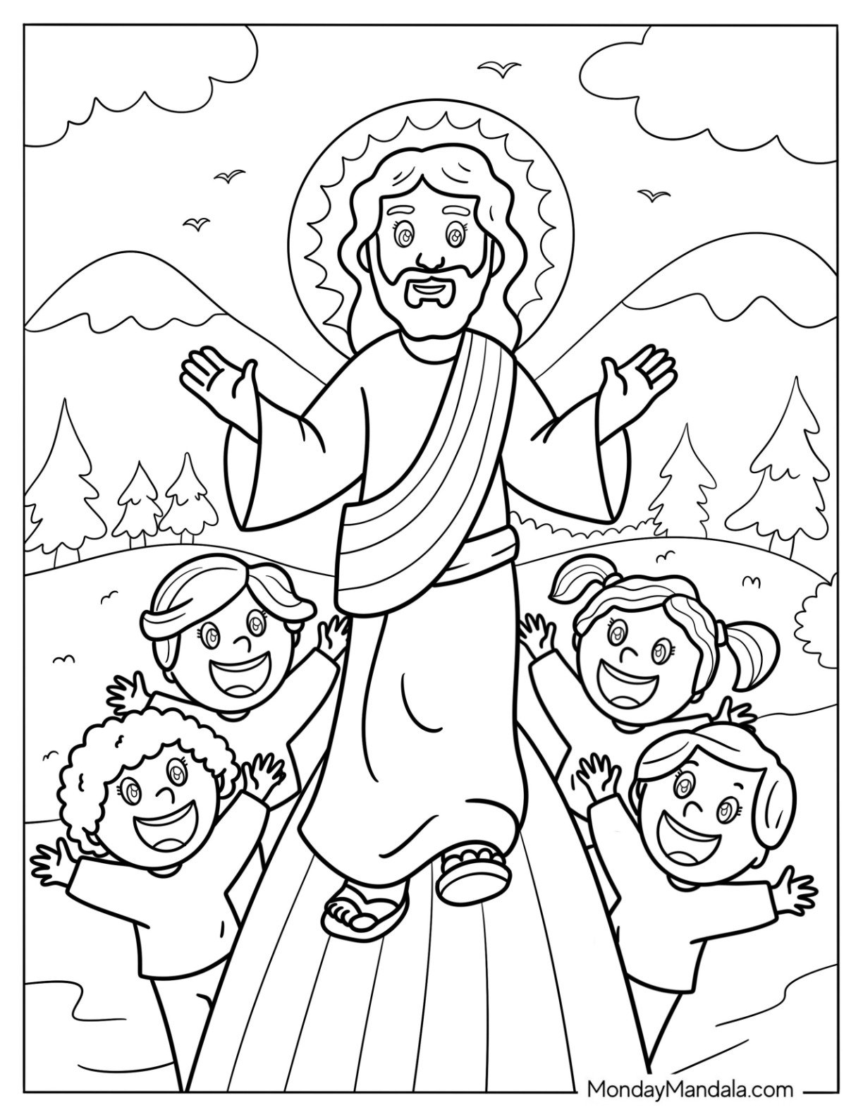 49 Jesus Coloring Pages Free PDF Printables 