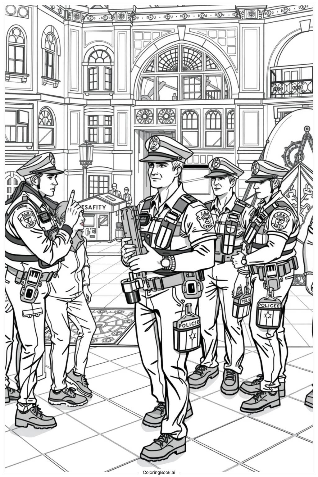 49 Police Coloring Pages Free PDF PNG Printables 