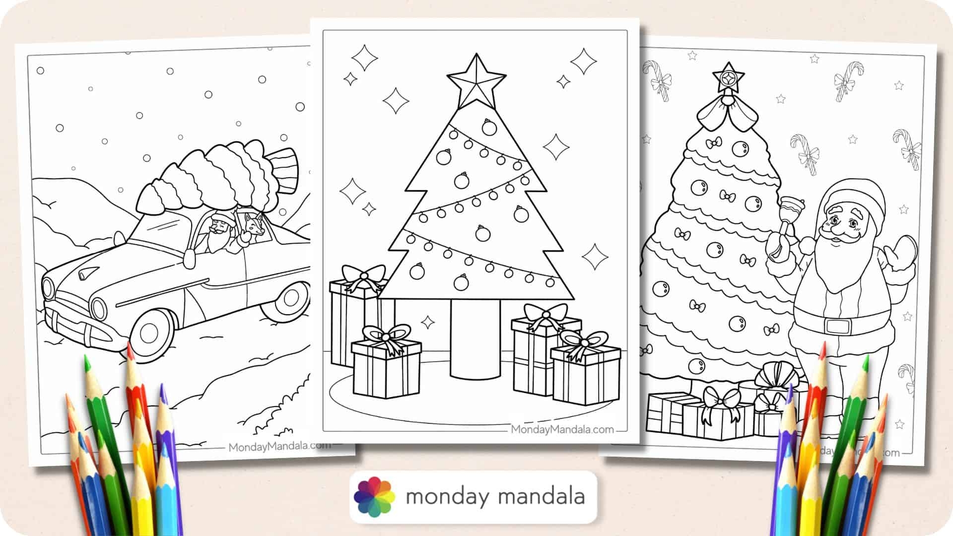 50 Christmas Tree Coloring Pages Free PDF Printables 