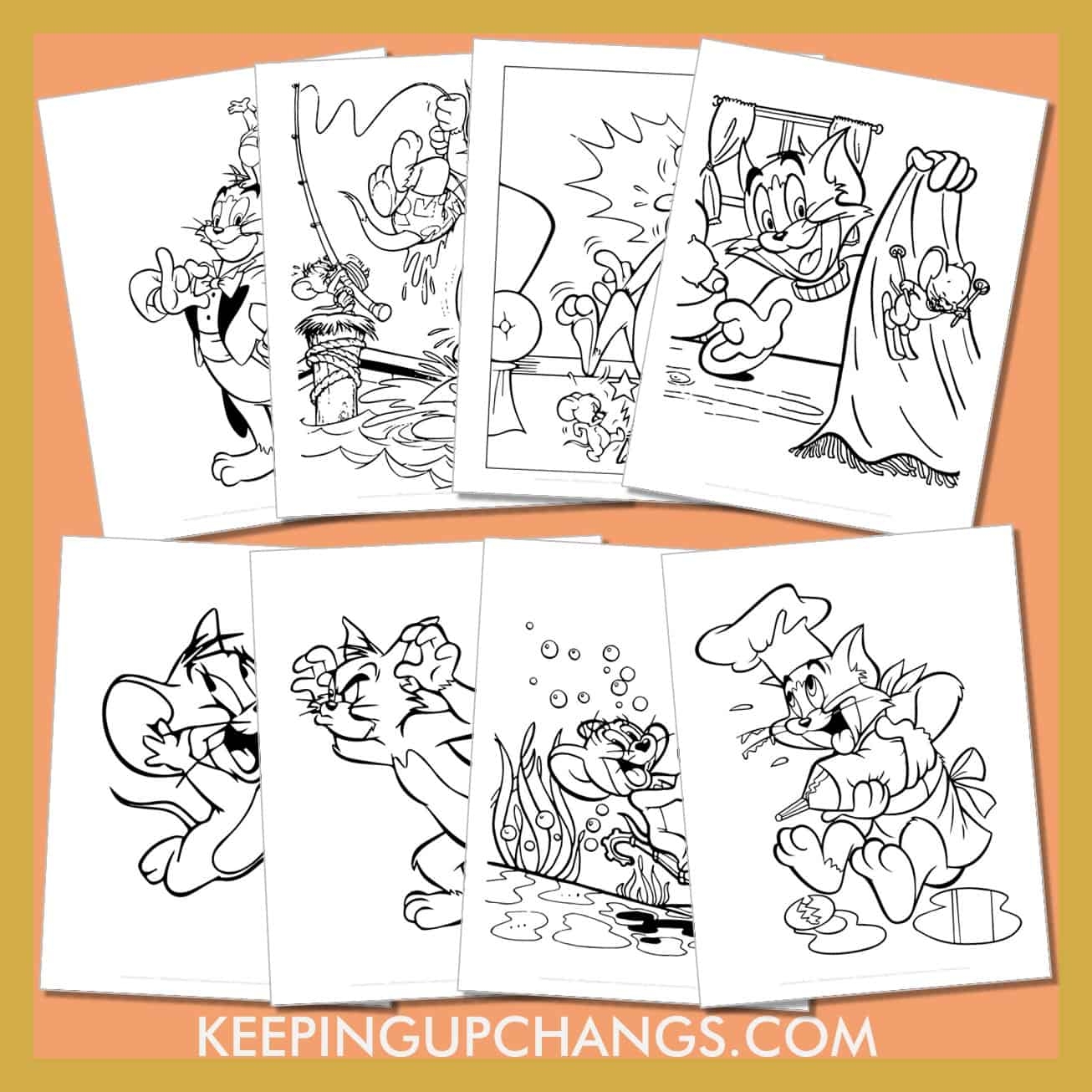 50 Free Tom And Jerry Coloring Pages MOST POPULAR Printables 