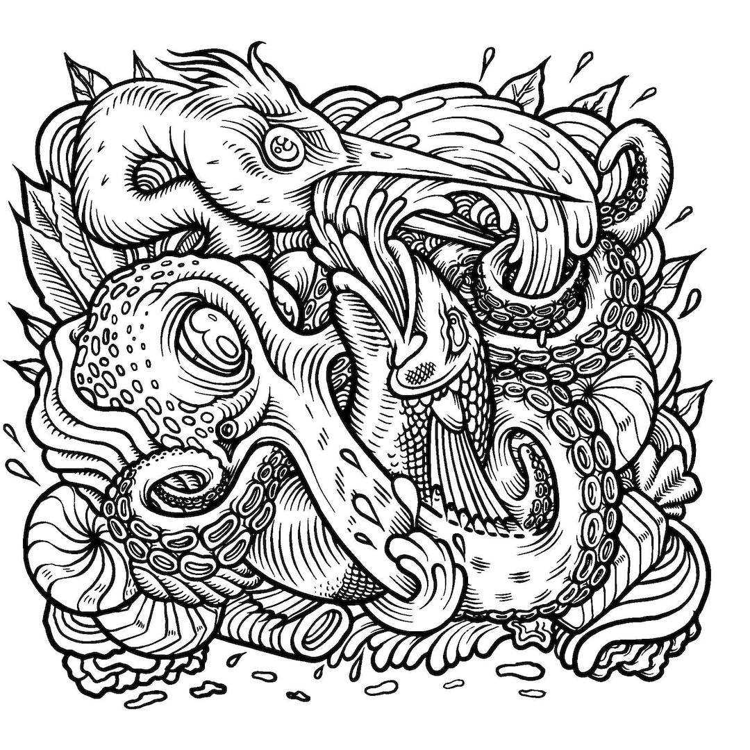 50 Pages The Street Art Coloring Book Print at home Etsy Australia