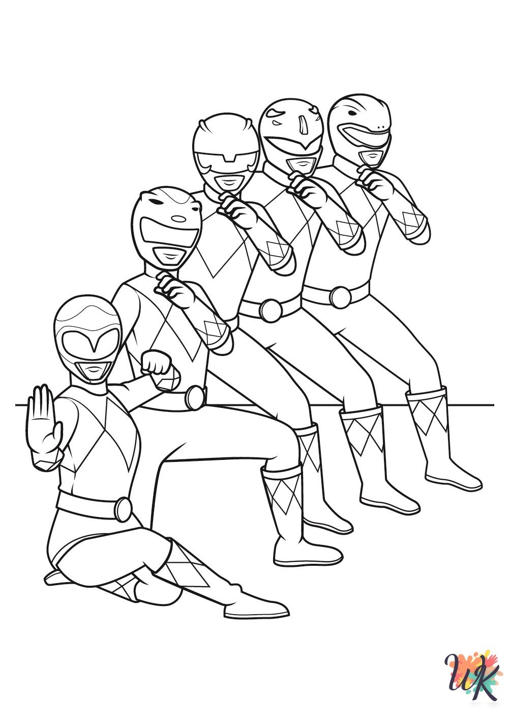 Printable Power Rangers Coloring Pages