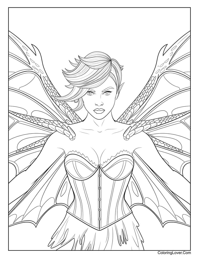 55 Fairy Coloring Pages Free Printables For All Ages 