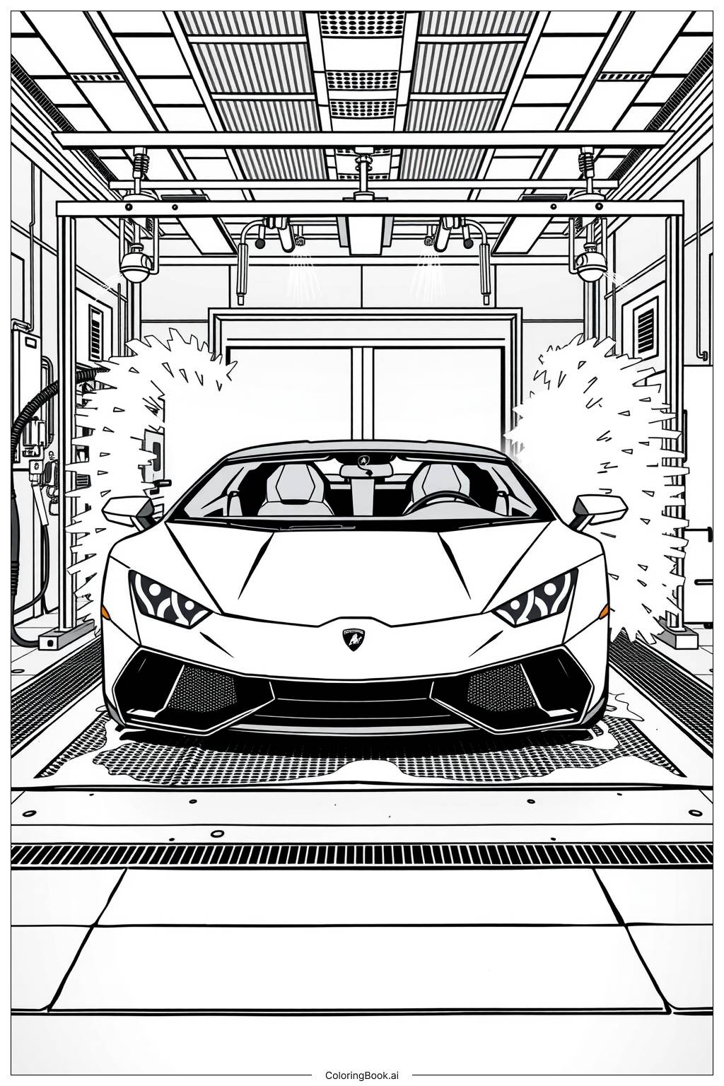 55 Lamborghini Coloring Pages Free PDF PNG Printables 