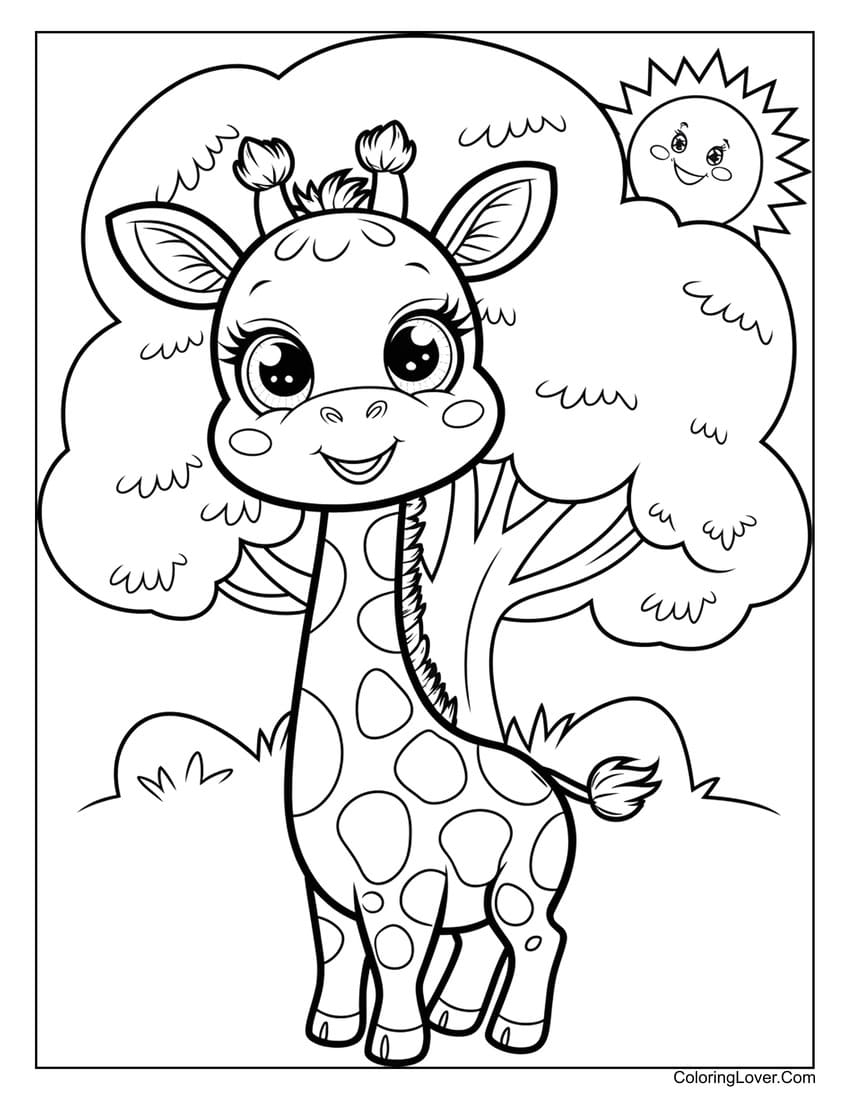 Animal Coloring Page Printable