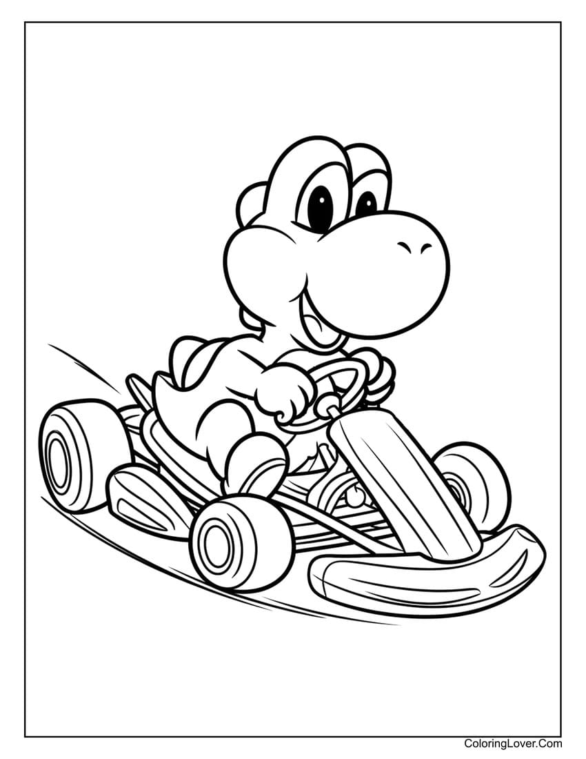 Mario Coloring Page Free