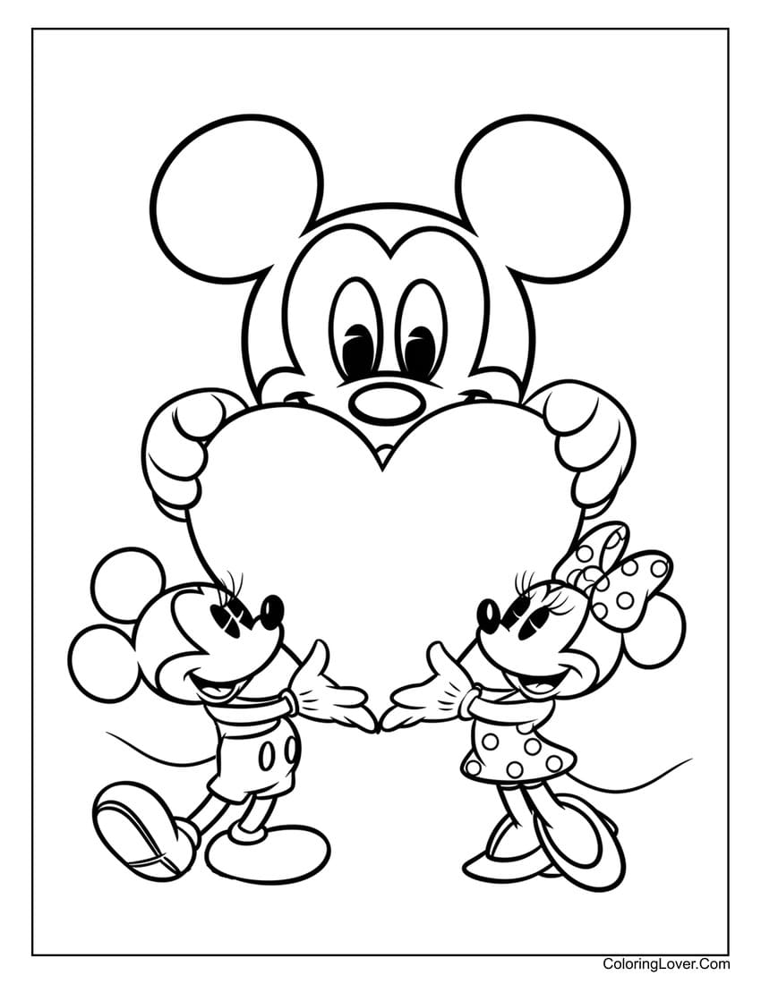Minnie Mouse Coloring Pages Free