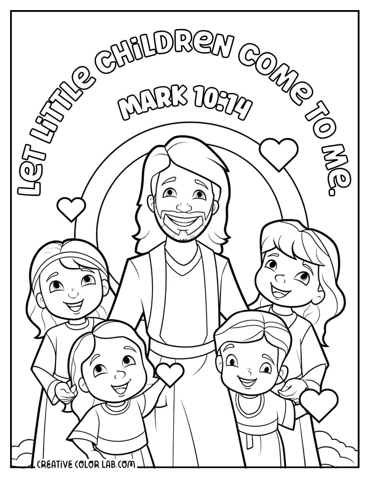 Free Bible Coloring Pages For Kids