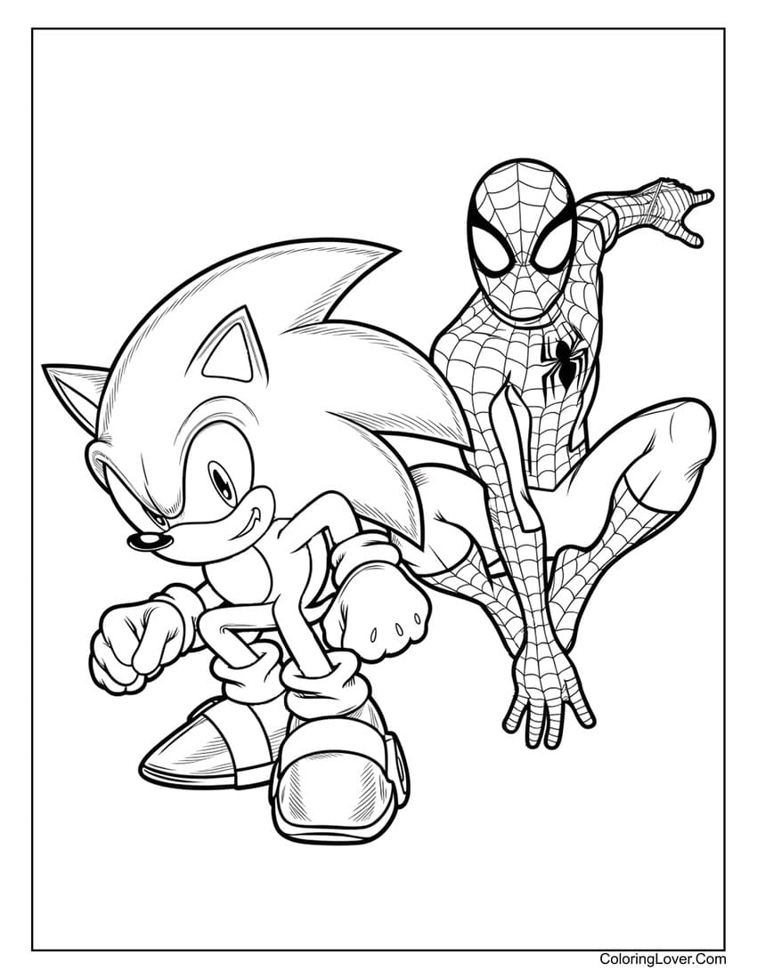 Spider Man Free Printable Coloring Pages