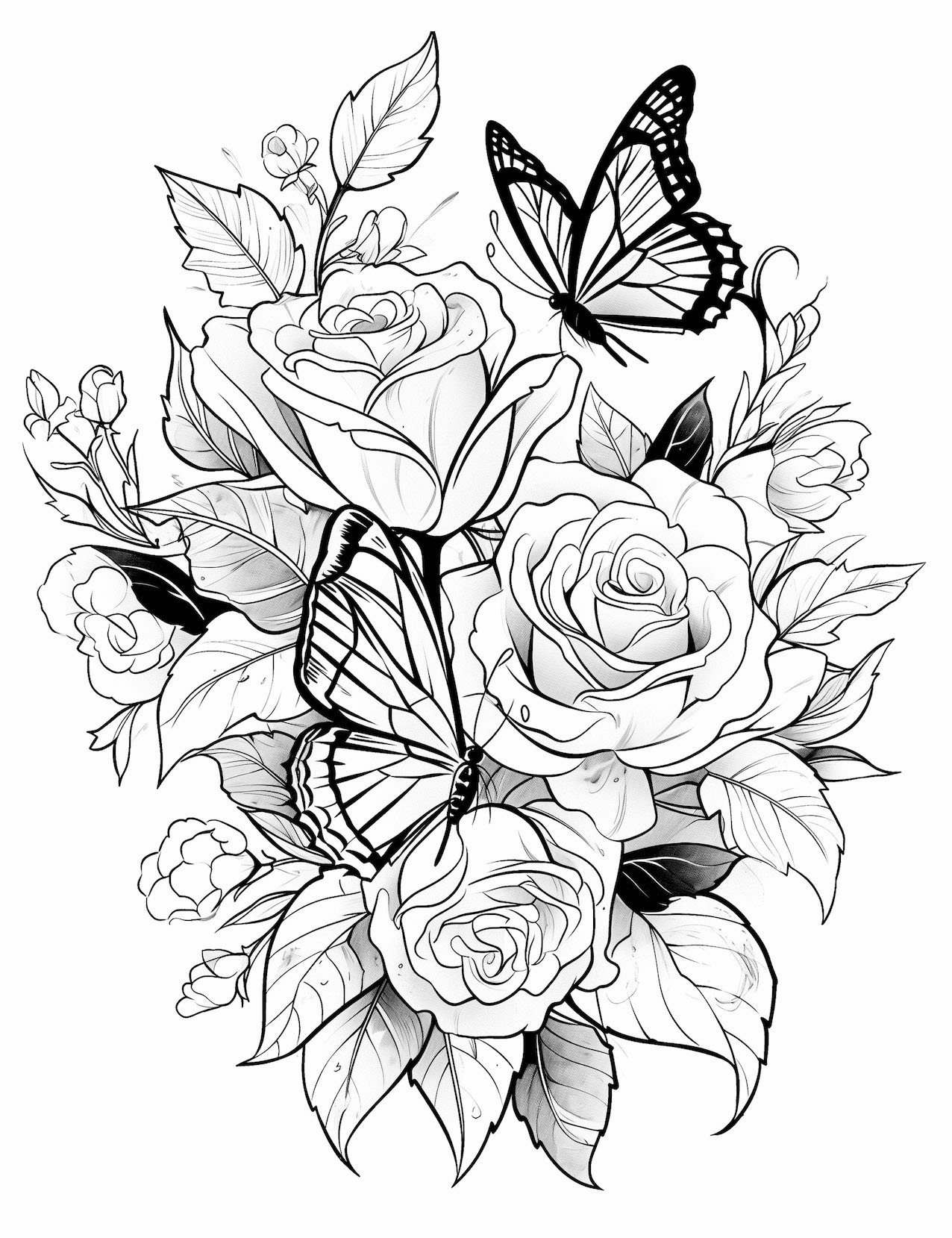 65 Beautiful Rose Coloring Pages For Kids And Adults Our Mindful 