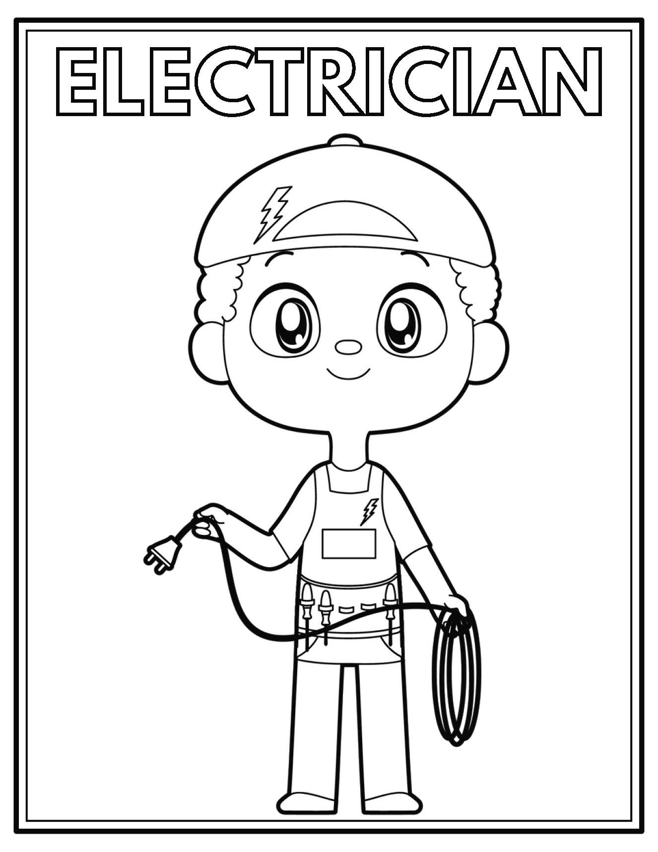 65 Community Helpers Coloring Pages By Teach Simple