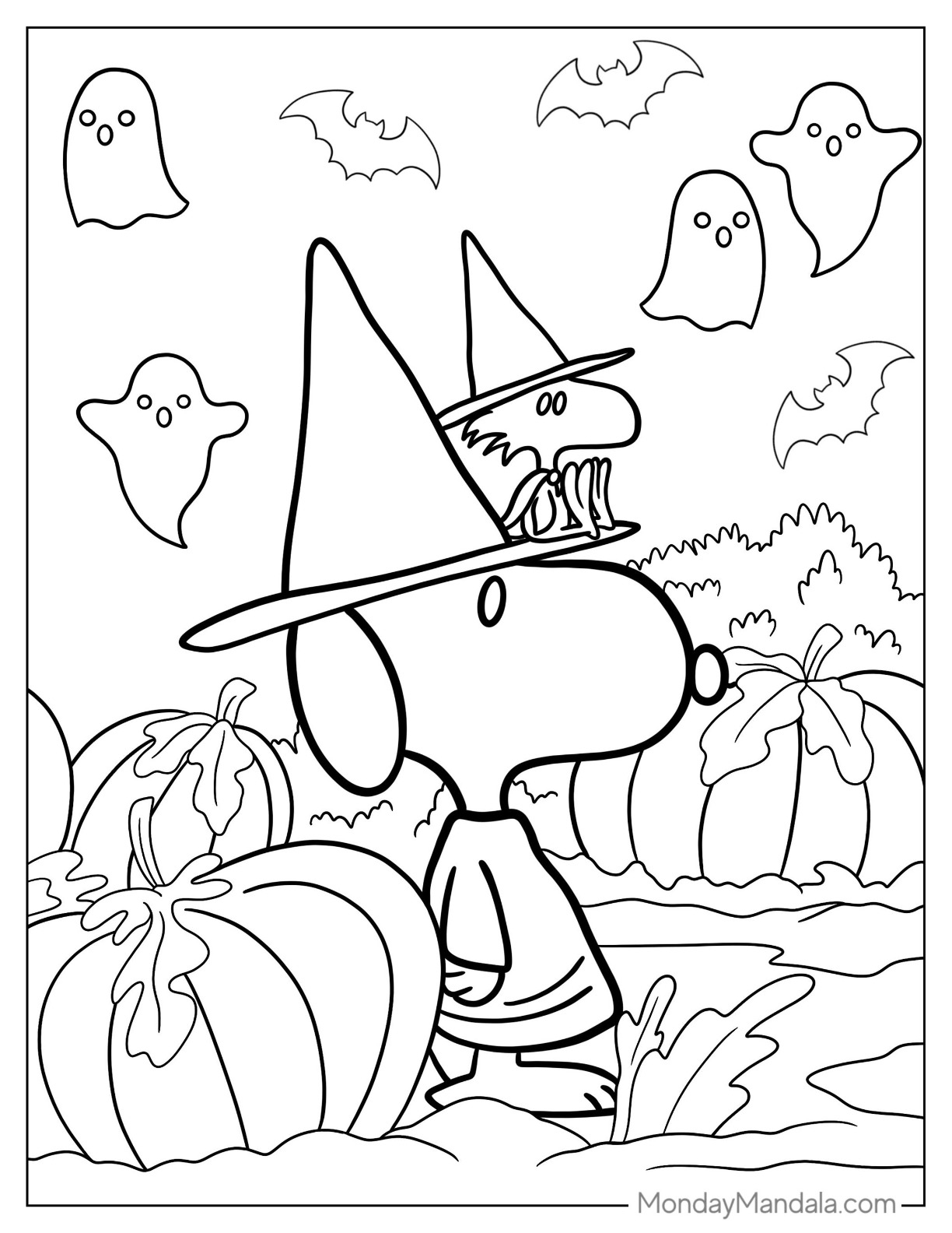 October Coloring Pages Free Printable