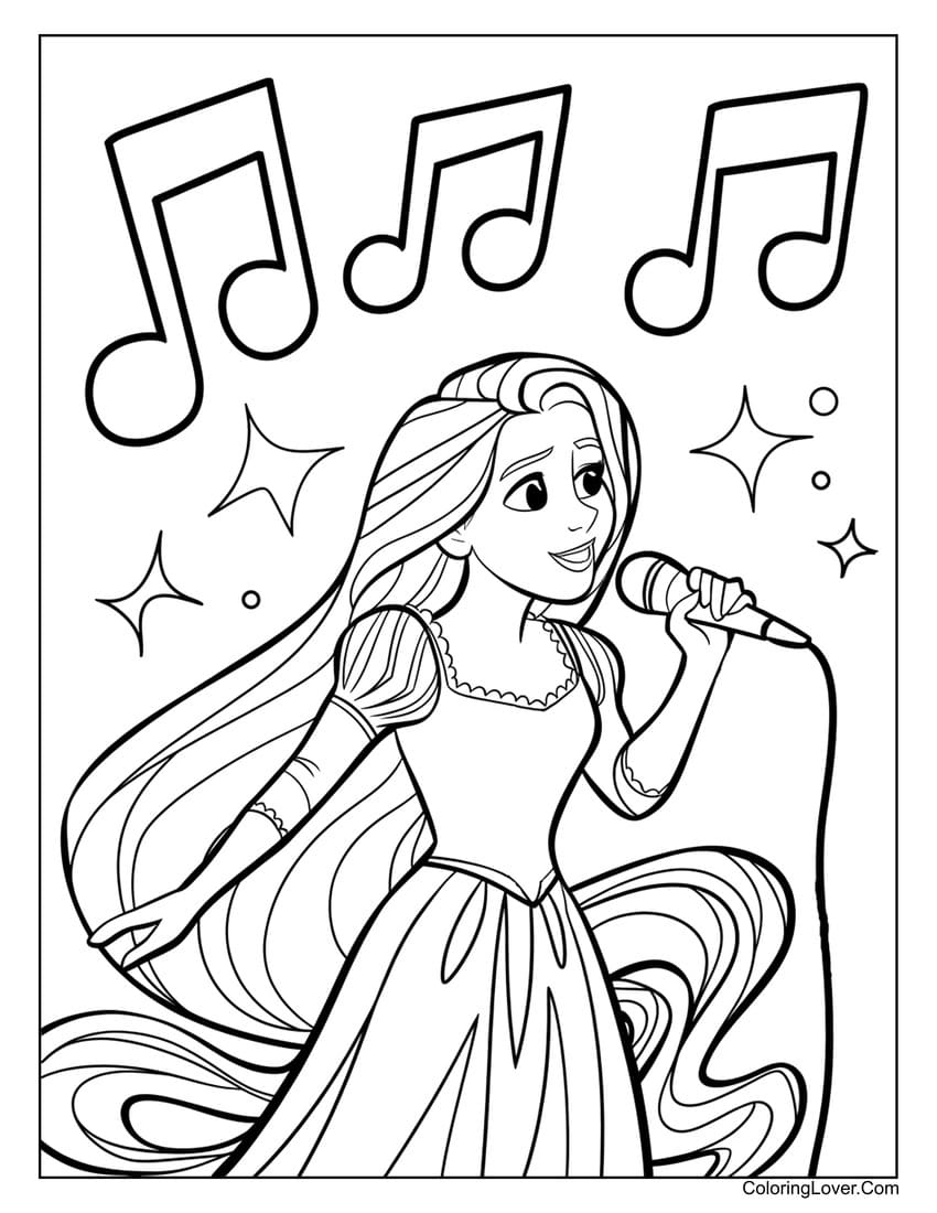 Princesses Coloring Pages Printable
