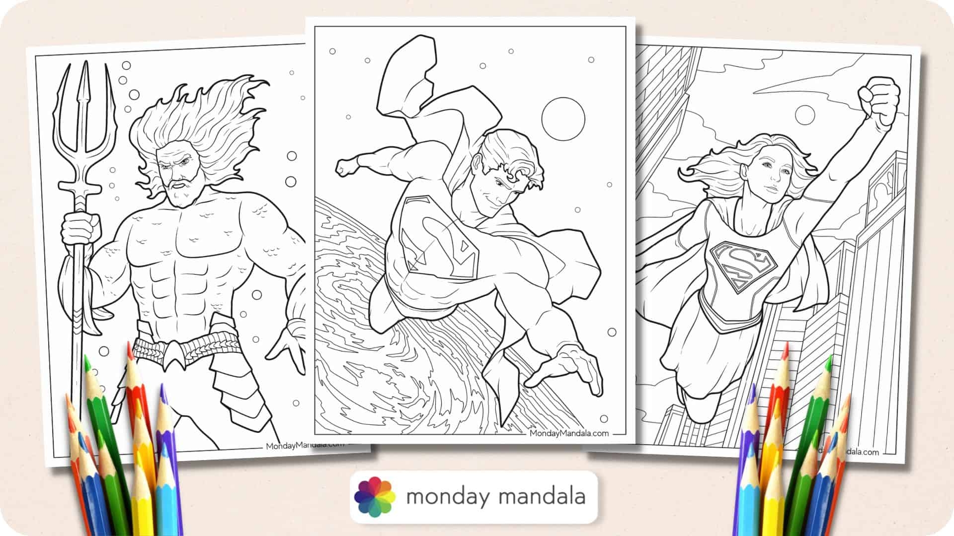 800 Superhero Coloring Pages Free PDF Printables 