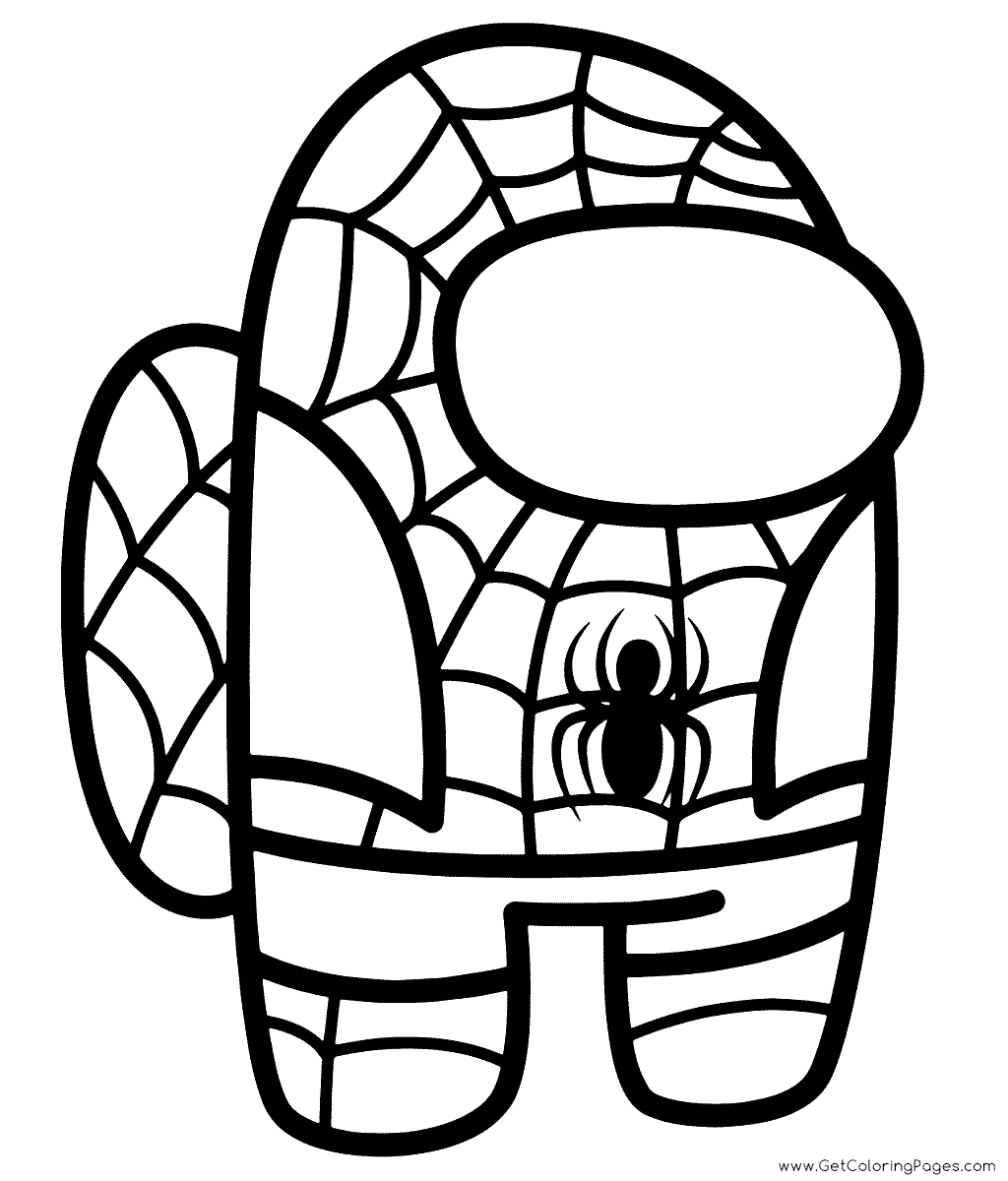 Printable Among Us Coloring Pages