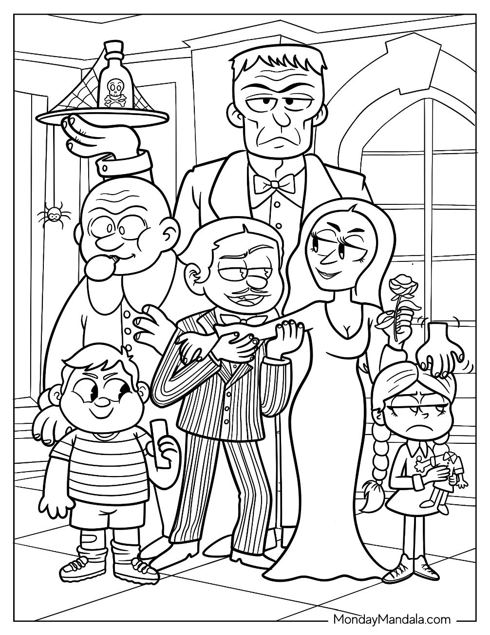 Wednesday Coloring Pages Printable
