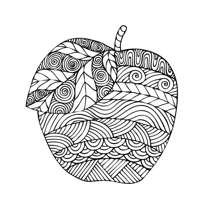 Apple Coloring Page Free
