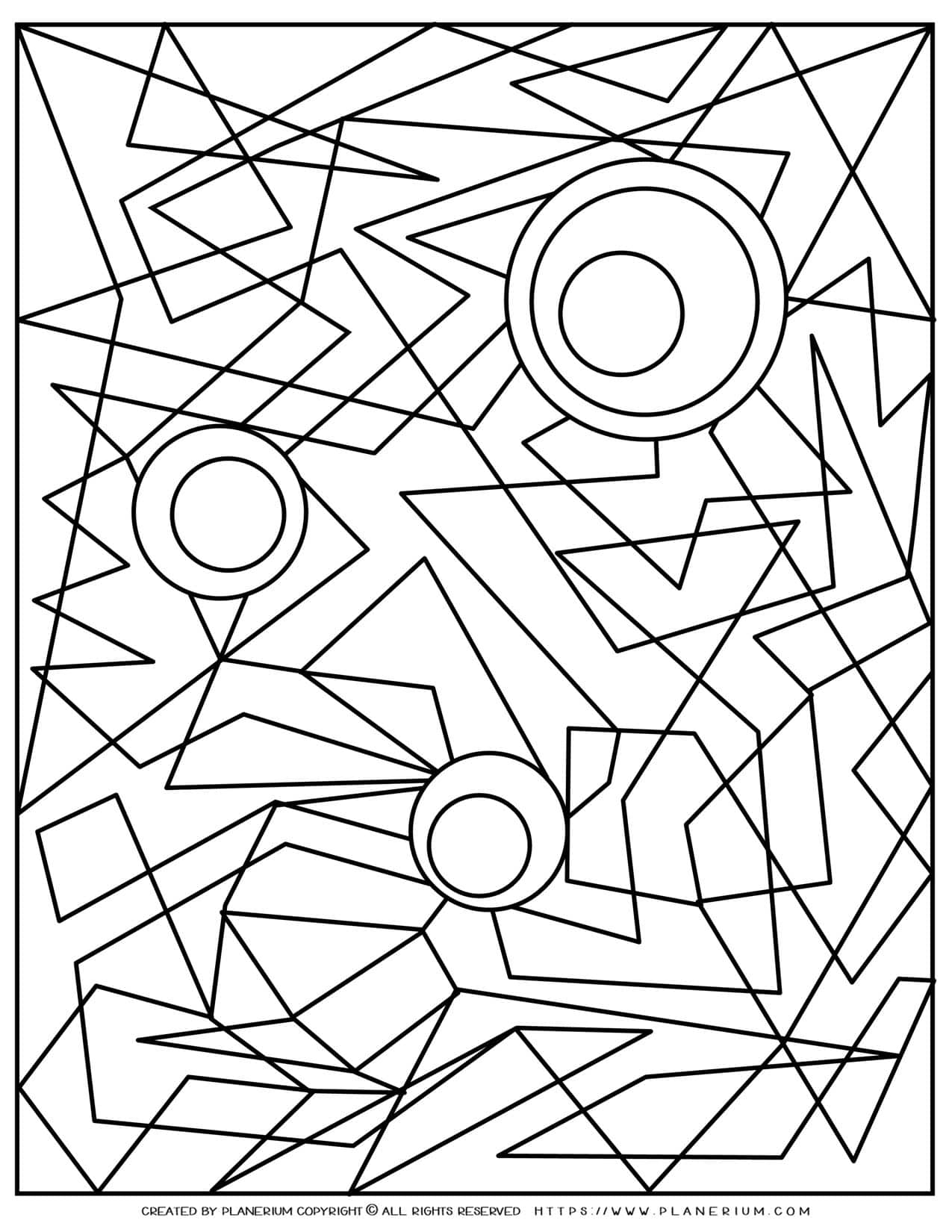 Printable Coloring Pages Abstract