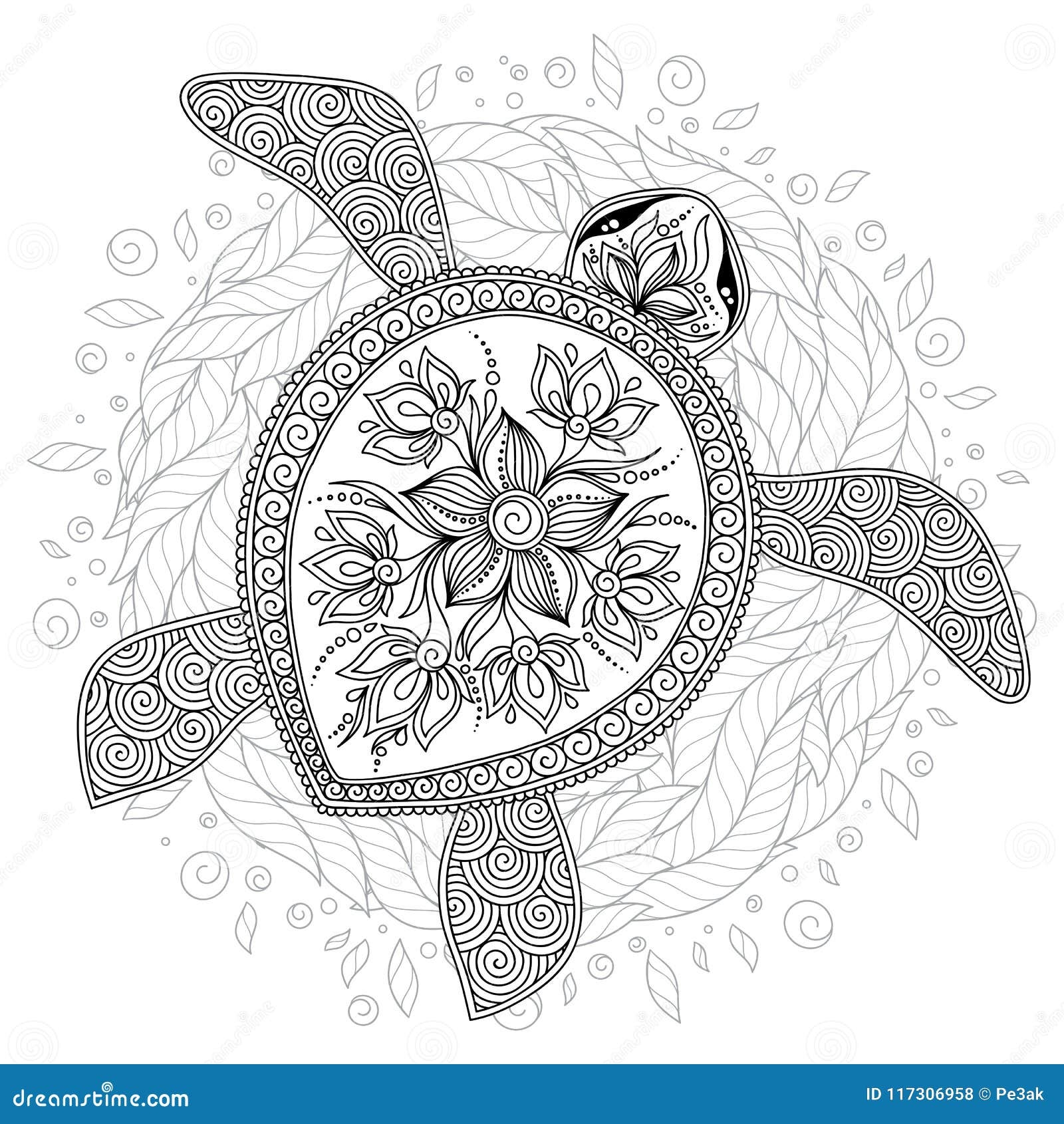 Adult Coloring Sea Turtle Stock Illustrations 333 Adult Coloring Sea Turtle Stock Illustrations Vectors U0026 Clipart Dreamstime